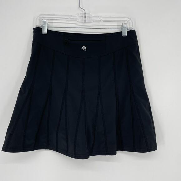 Athleta Black Tennis Skort Size 4 - Picture 5 of 10